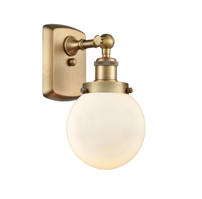 Brushed Brass / Matte White