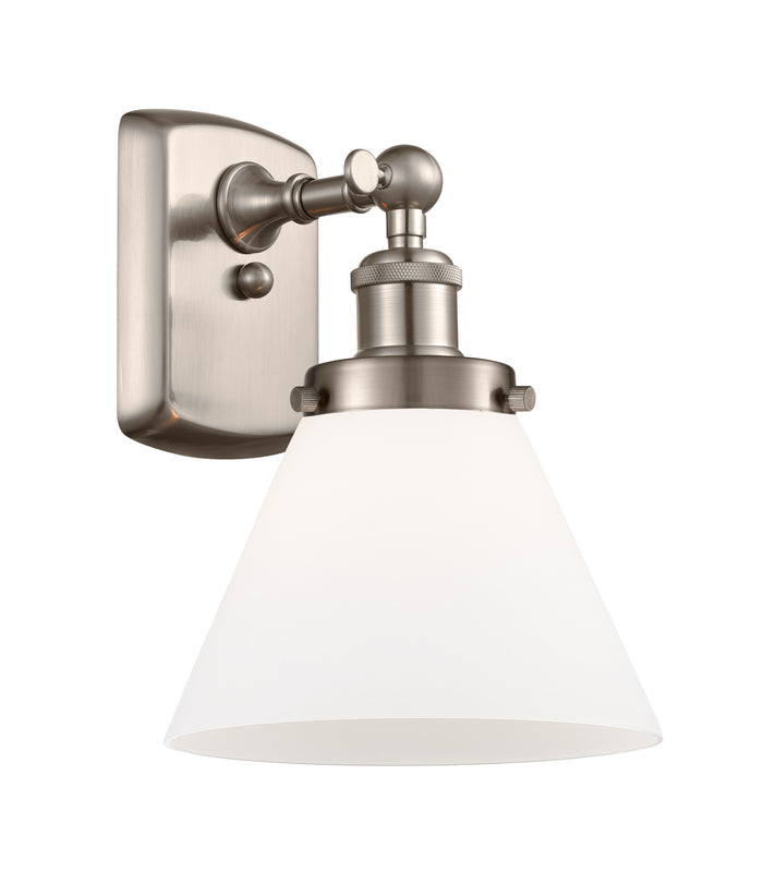 Brushed Satin Nickel / Matte White