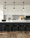 Belmont 5-in Steel Pendant