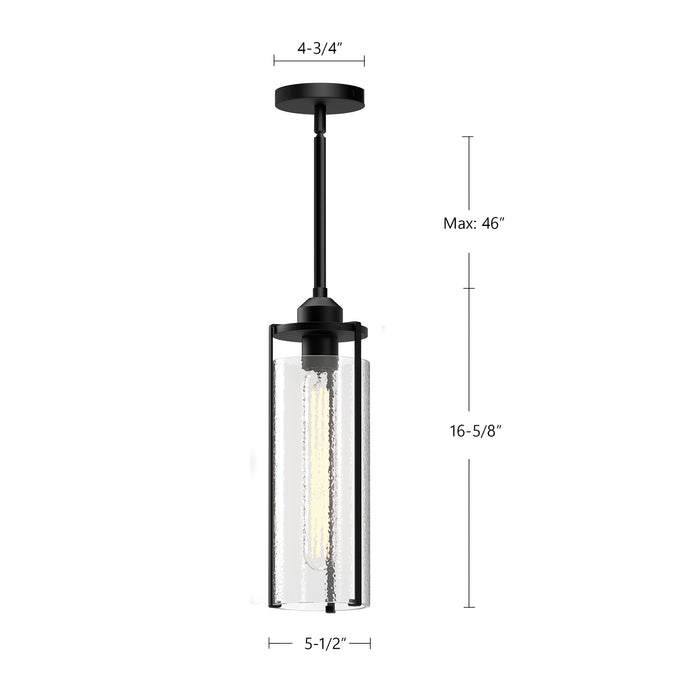 Belmont 5-in Steel Pendant