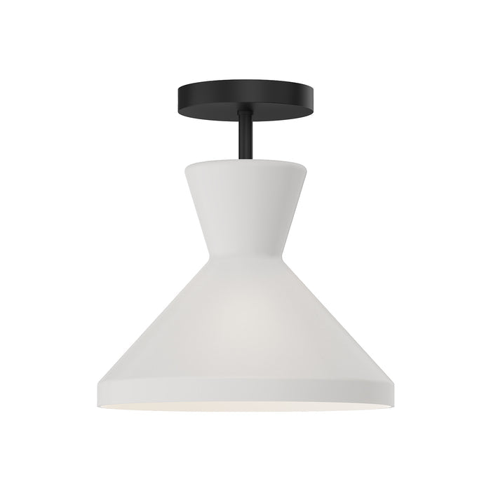 Betty 10-in Steel Semi-Flush Mount