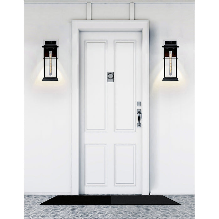 Blackbridge 1 Light Black Wall Lantern