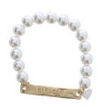 Blessed bar bracelet