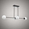 4 Lights Bloom 48-in Linear Matte Black  Dimmable 160W