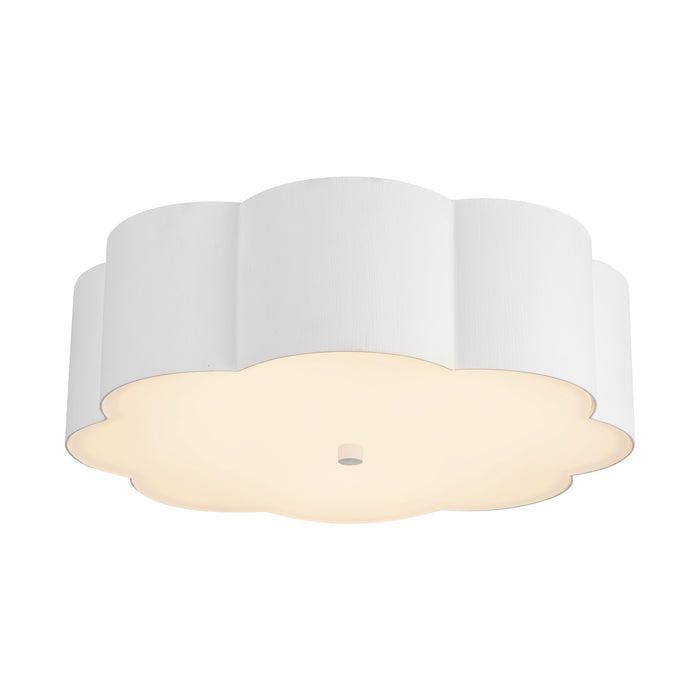 Blossom 14-in Steel Flush Mount