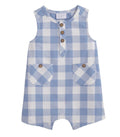 BLUE CHECK ROMPER