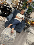 Blue ink chair or sofa