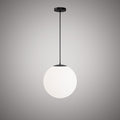 1 Lights Bolio  16-in Black pendant Matte Black  Dimmable 60W