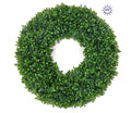 Boxwood Wreath 22" UV bright green
