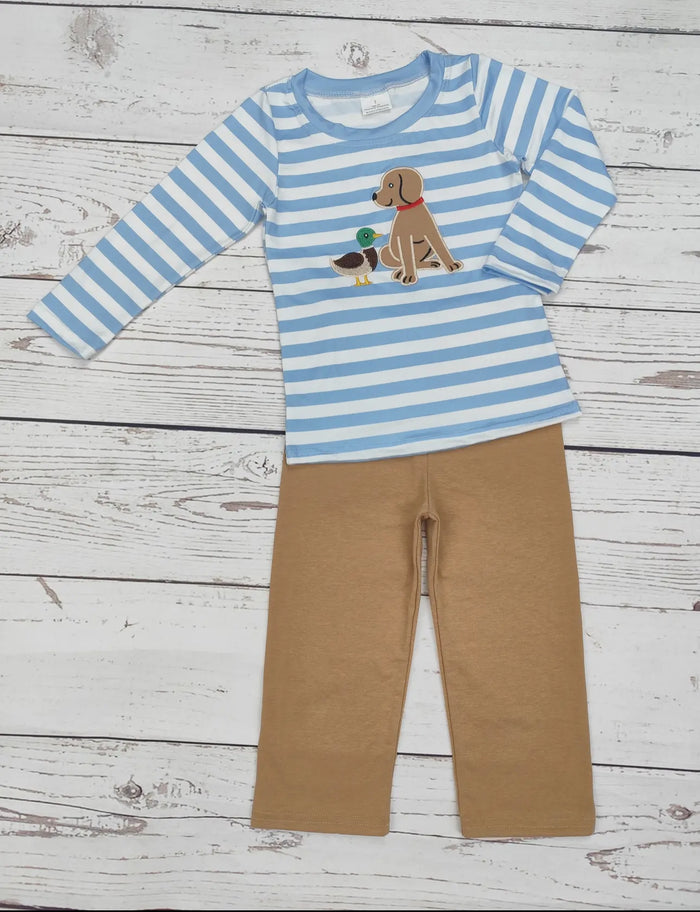 Boys duck pants set