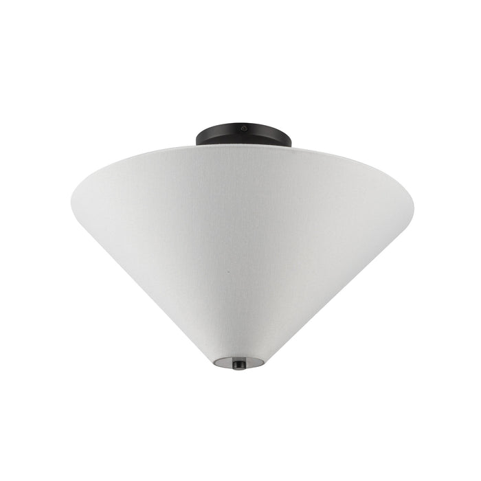 Bridgette 16-in Steel Semi-Flush Mount