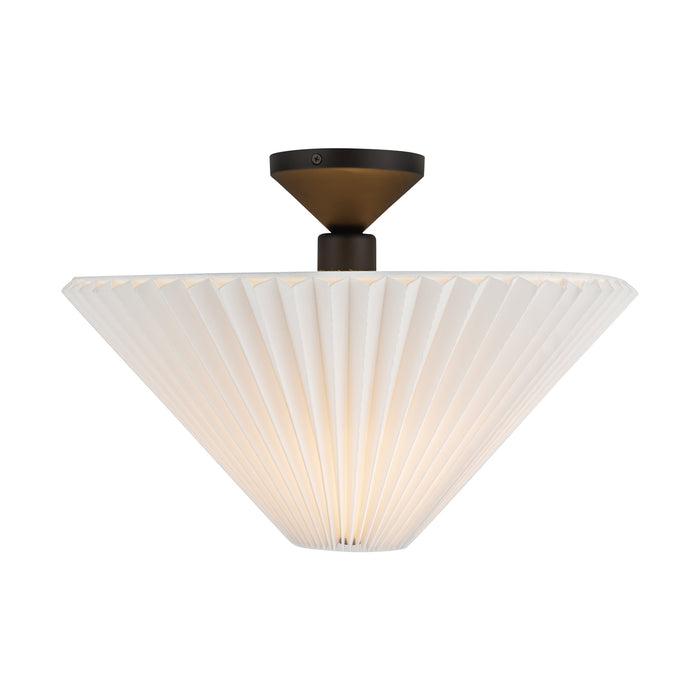 Bridgette 16-in Steel Semi-Flush Mount