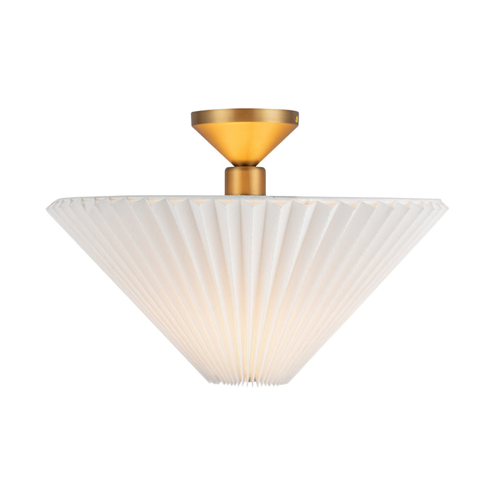 Brushed Gold/Folded White