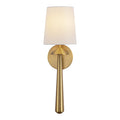 Brushed Gold/White Linen