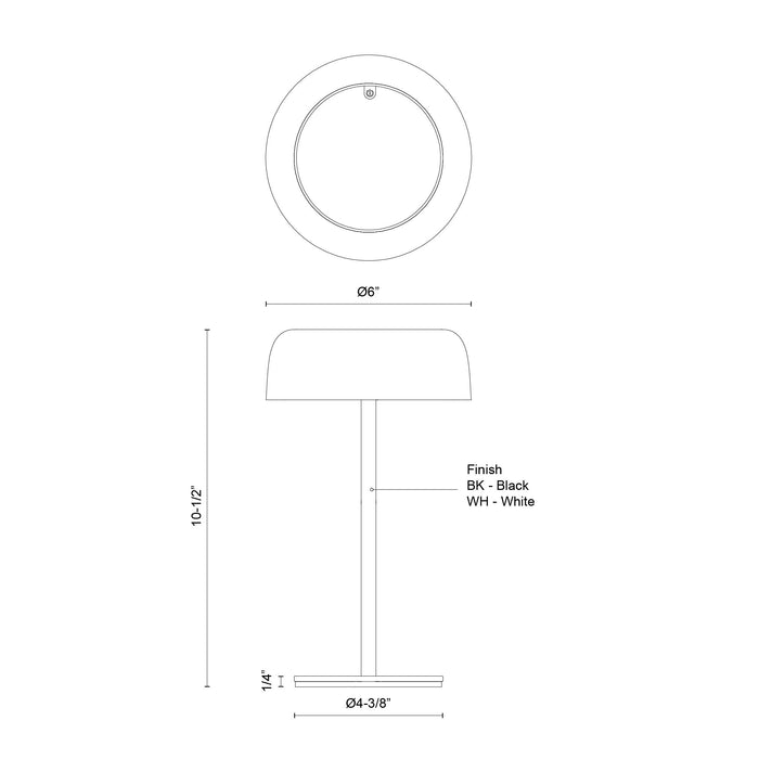 Brilla 11-in Steel Table Lamp