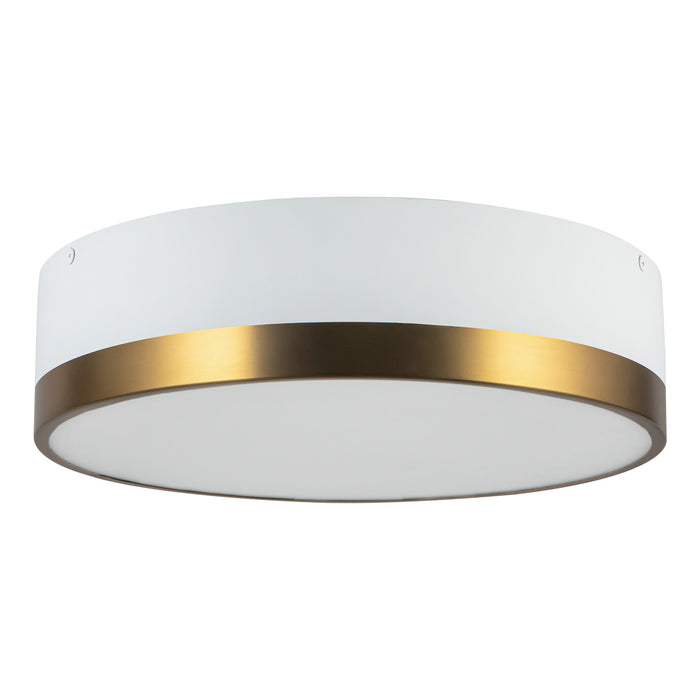 Brisbane 16-in Steel Flush Mount