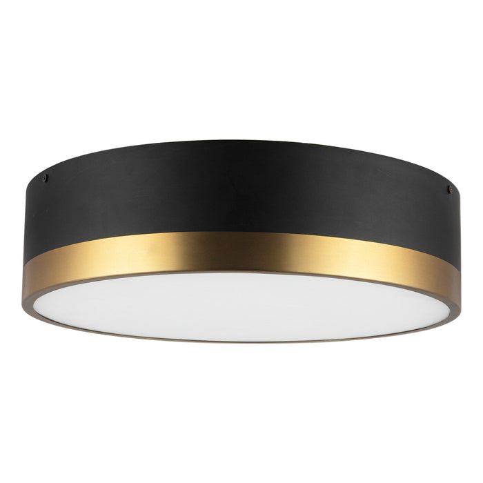 Brisbane 16-in Steel Flush Mount