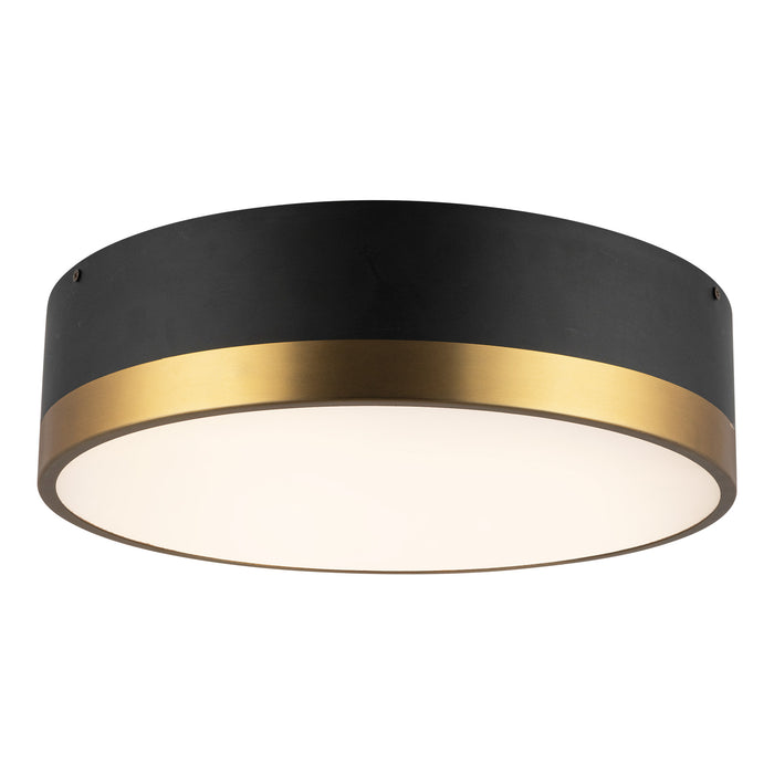 Brisbane 16-in Steel Flush Mount