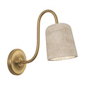 Brushed Gold/Travertine