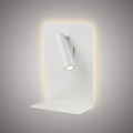 Bronx Bedside Wall Light Matte White  Dimmable 11W