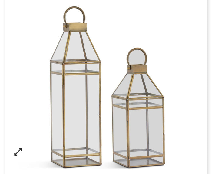 Brushed Brass Lanterns