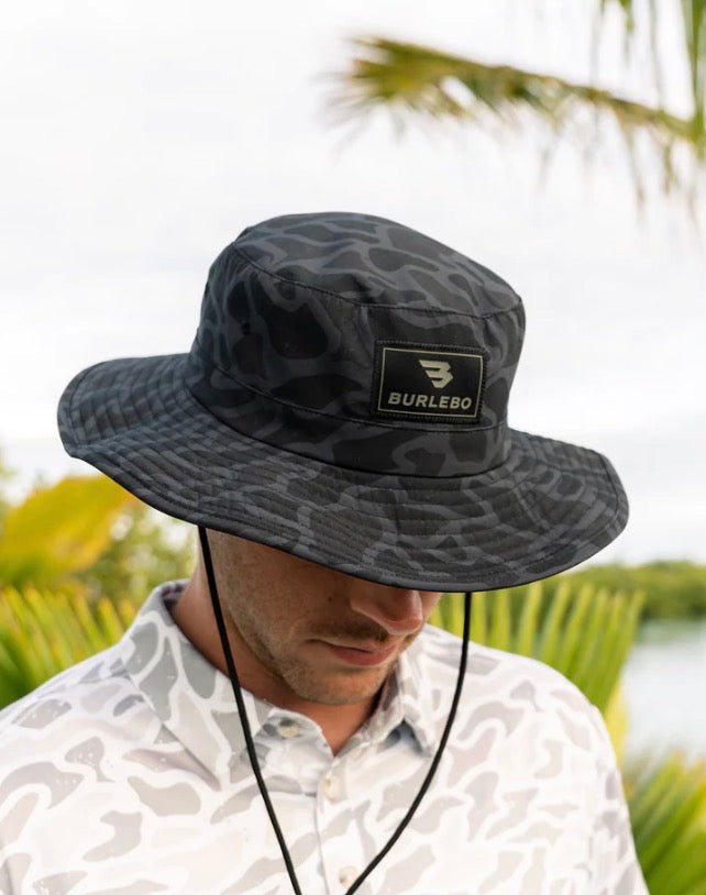 Bucket Hat - Black Camo