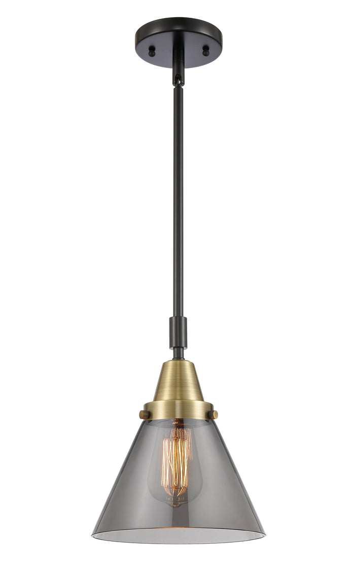 Black Antique Brass / Light Smoke