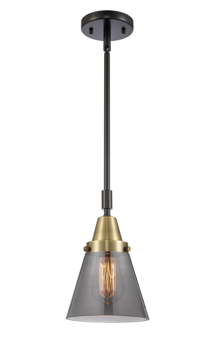 Black Antique Brass / Light Smoke