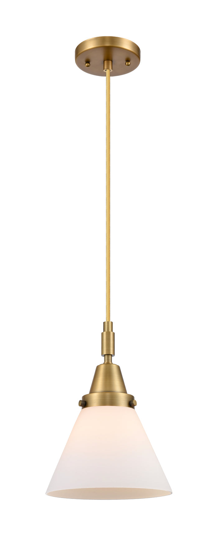 Brushed Brass / Matte White