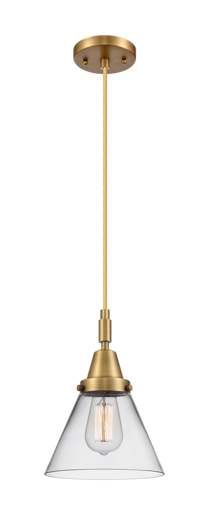 Brushed Brass / Clear