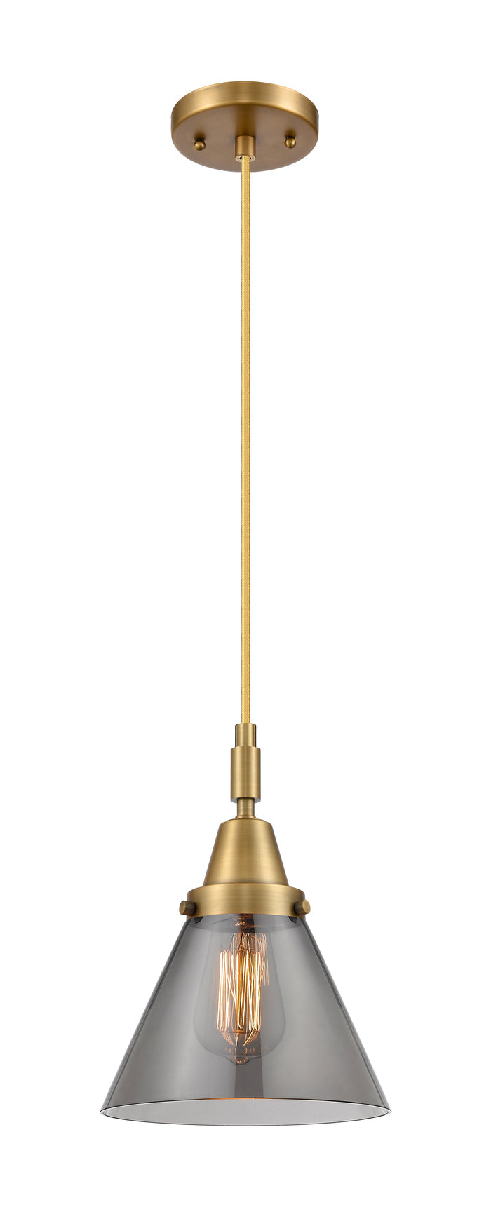 Brushed Brass / Light Smoke