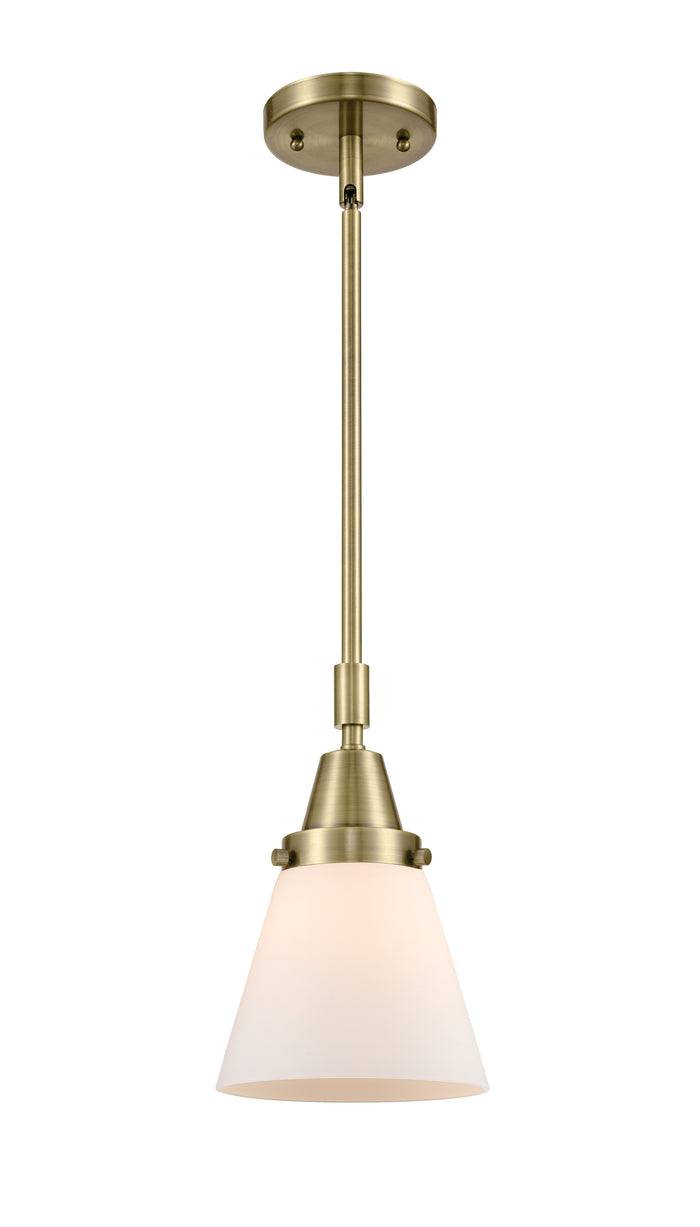 Caden Mini Pendant Antique Brass Finish