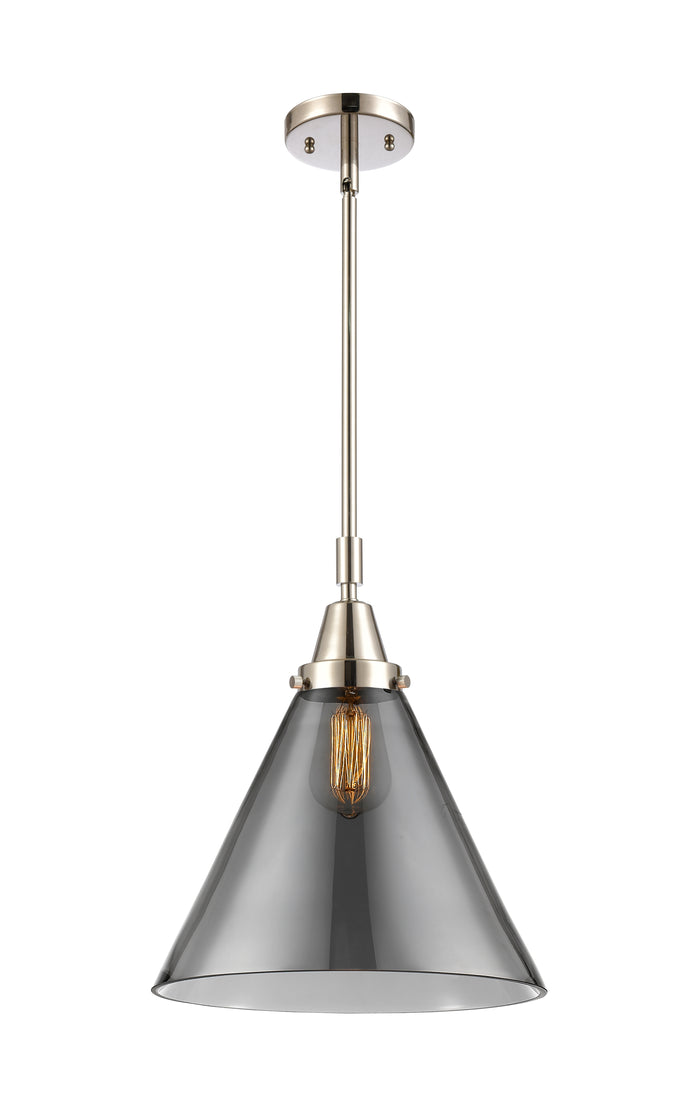 Polished Nickel / Light Smoke