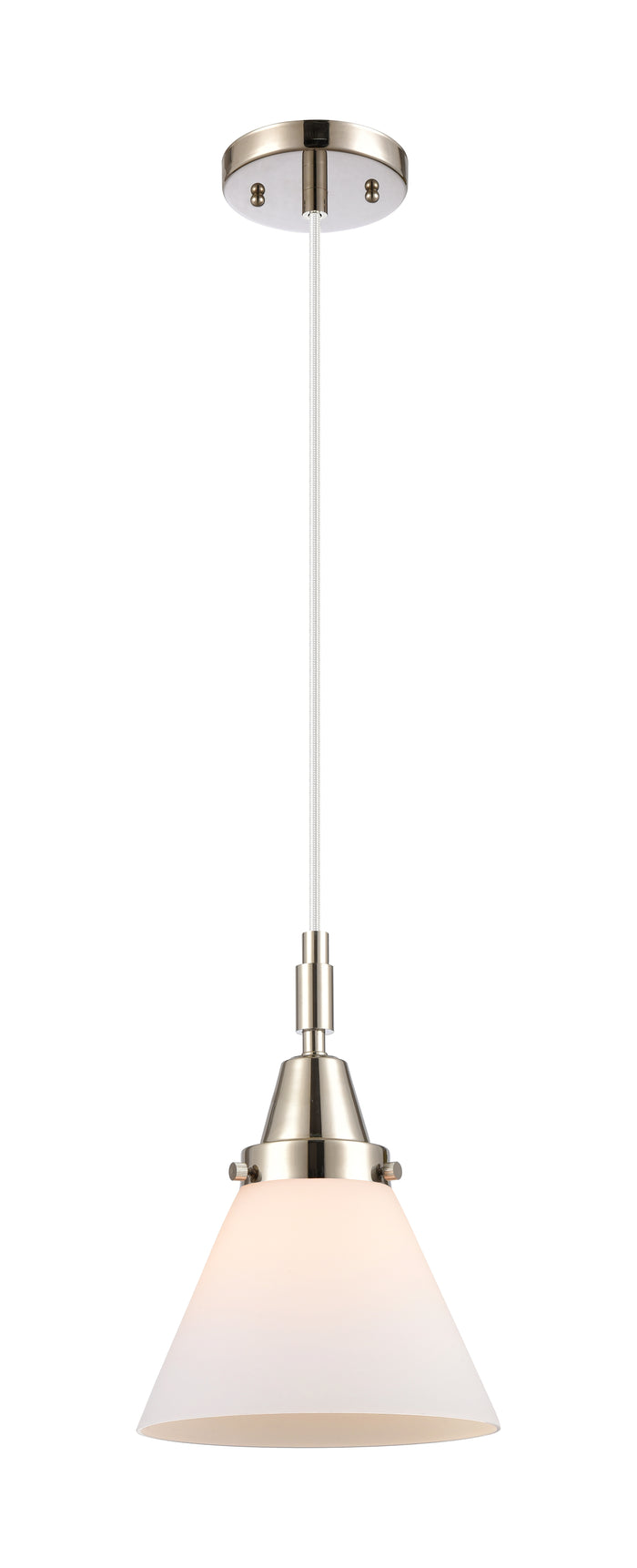 Polished Nickel / Matte White