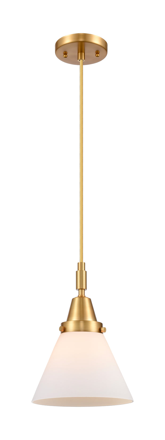 Satin Gold / Matte White