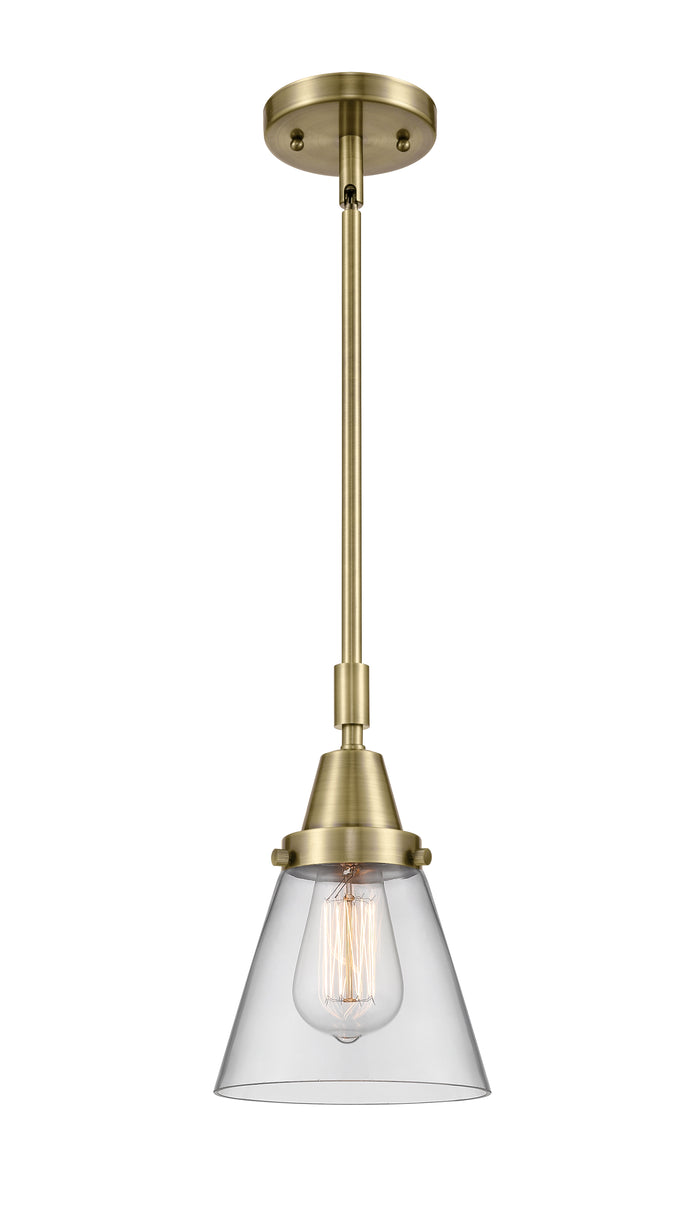 Caden Mini Pendant Antique Brass Finish