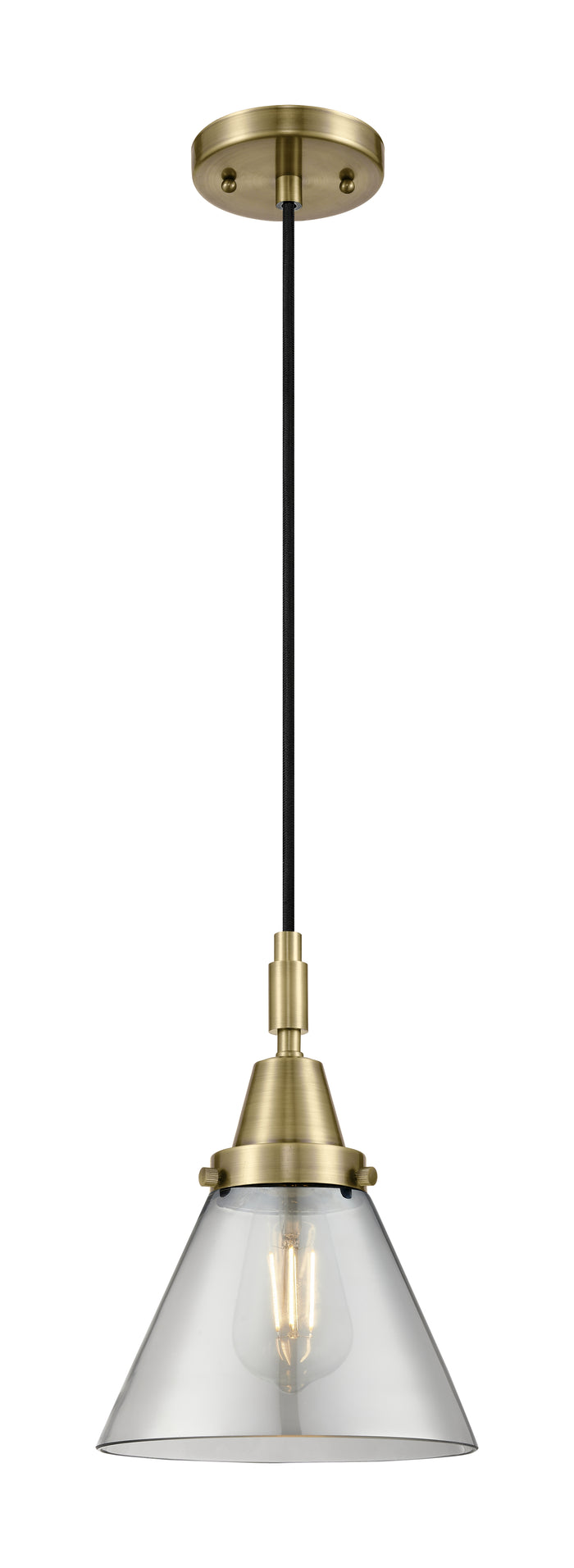 Caden Mini Pendant Antique Brass Finish