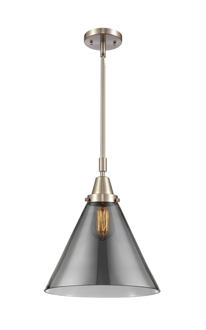 Brushed Satin Nickel / Light Smoke