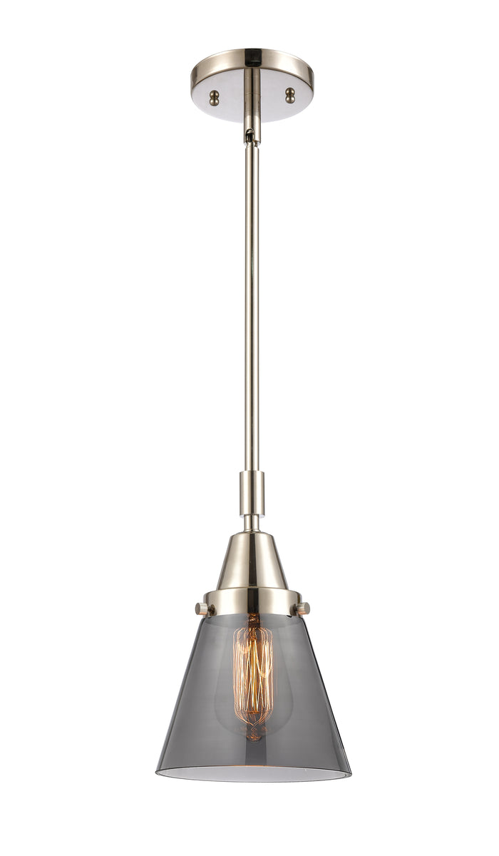 Polished Nickel / Light Smoke
