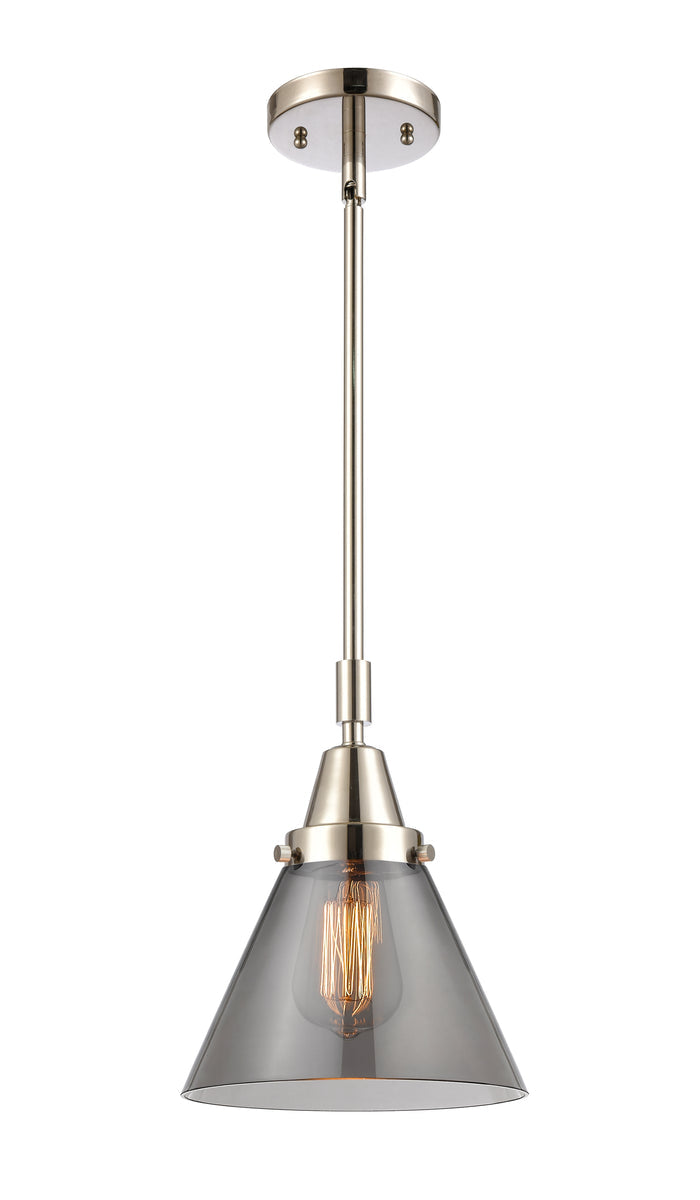 Polished Nickel / Light Smoke