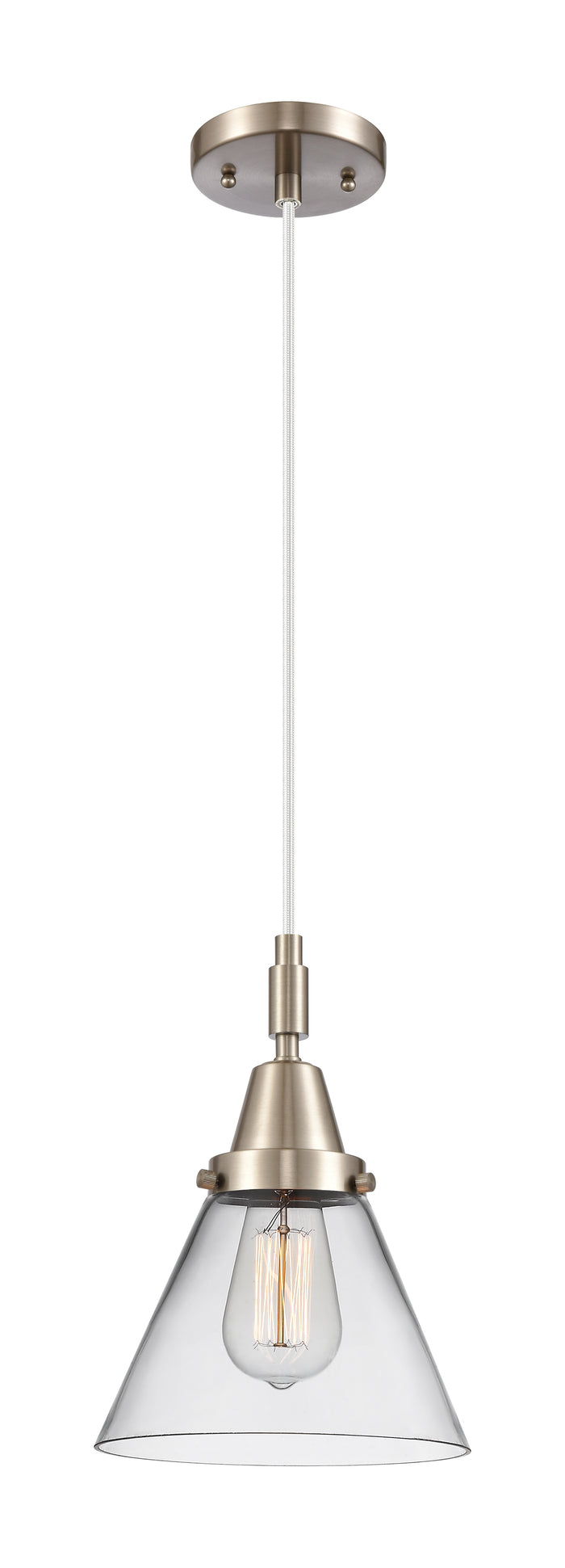 Brushed Satin Nickel / Clear