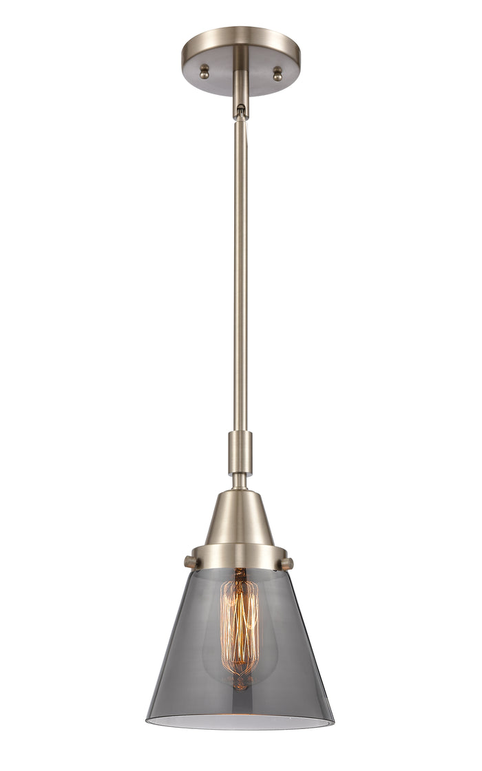 Brushed Satin Nickel / Light Smoke