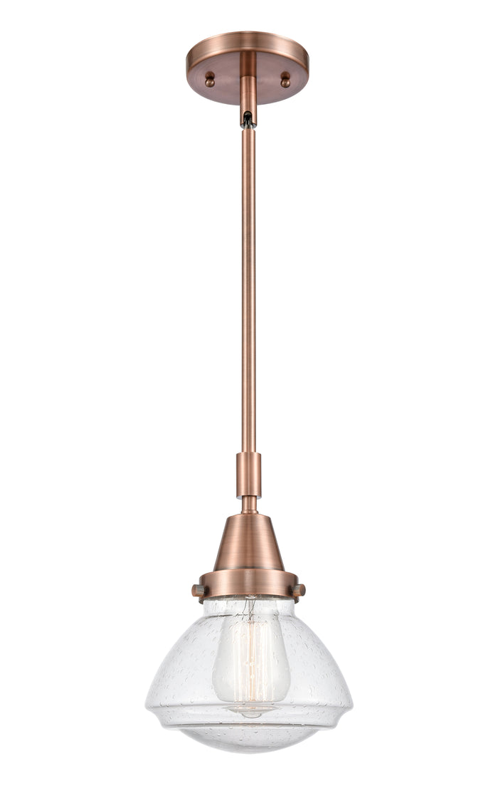 Caden Mini Pendant Antique Brass Finish