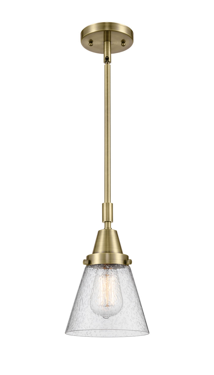 Caden Mini Pendant Antique Brass Finish