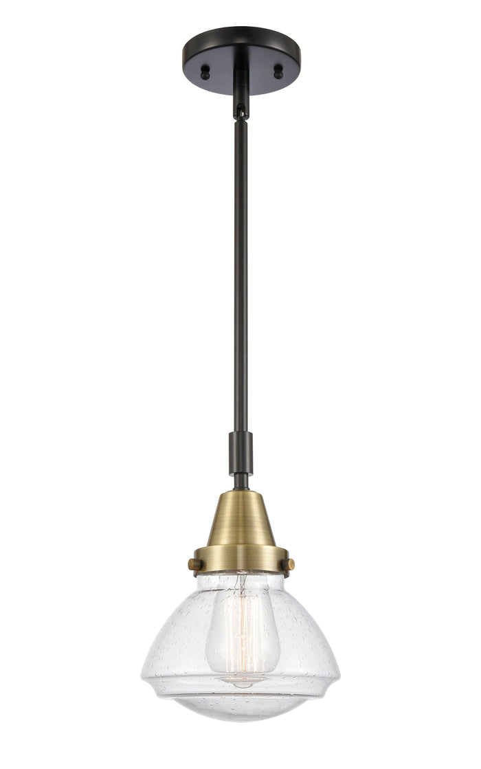 Caden Mini Pendant Antique Brass Finish