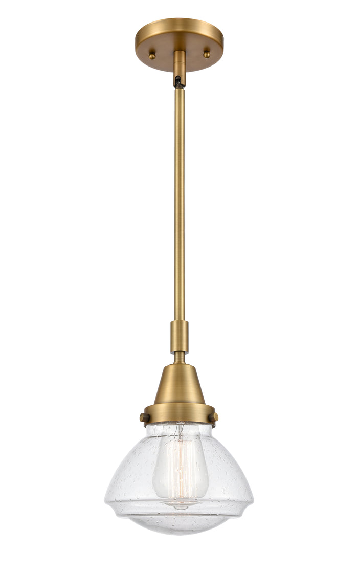 Caden Mini Pendant Antique Brass Finish