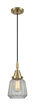 Caden Mini Pendant Antique Brass Glass
