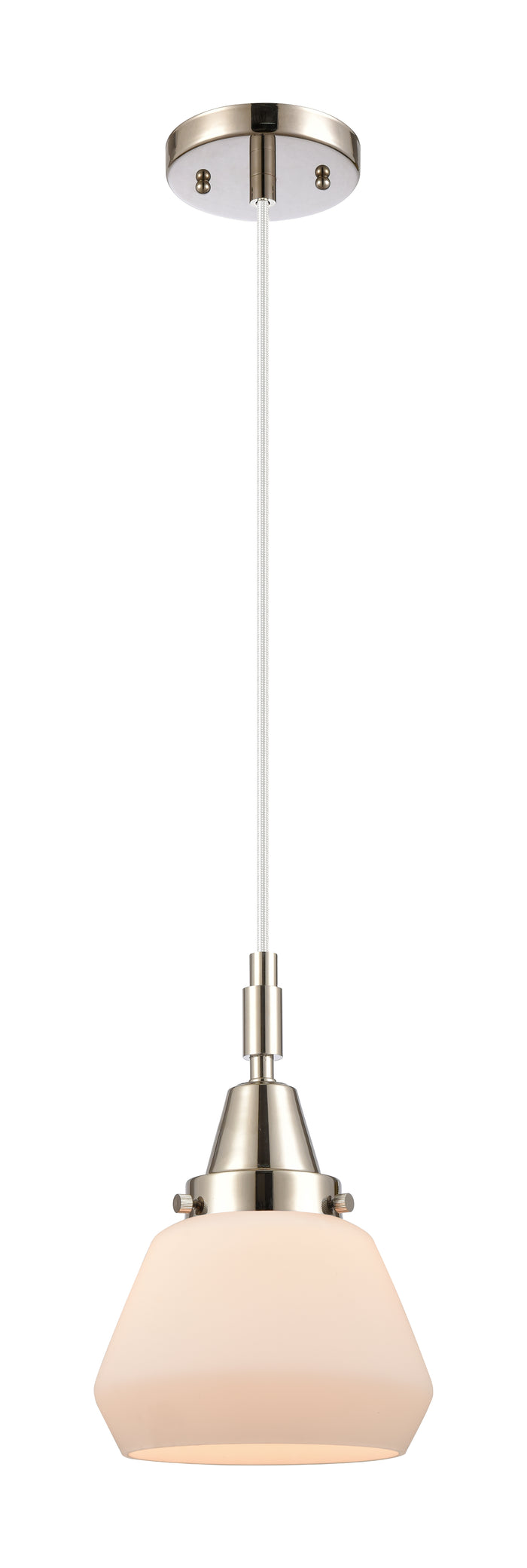 Polished Nickel / Matte White