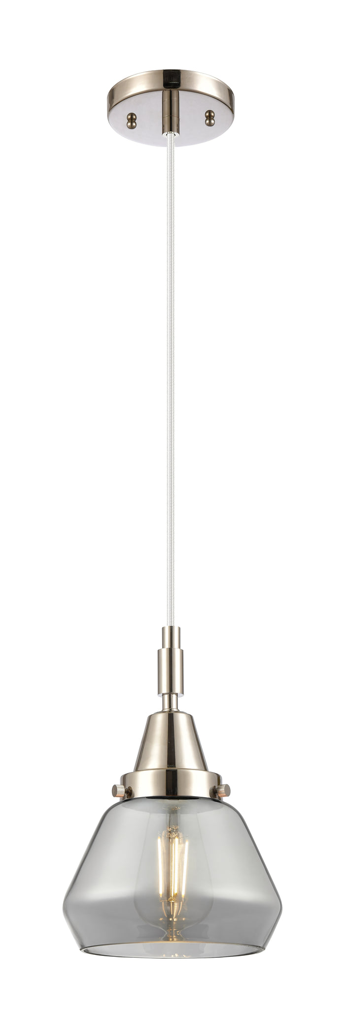 Polished Nickel / Light Smoke