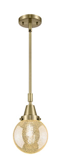 Caden Mini Pendant Antique Brass Glass